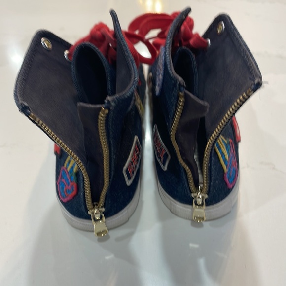 Gigi Hadid x Tommy Hilfiger Denim High Top Sneaker Size 9 - Picture 5 of 8
